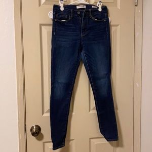 Banana Republic high rise skinny ankle